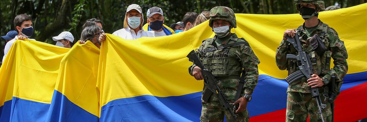 UN Human Rights Chief Calls for 'End to All Forms of Violence' After Troops Deployed Over Colombian Protests