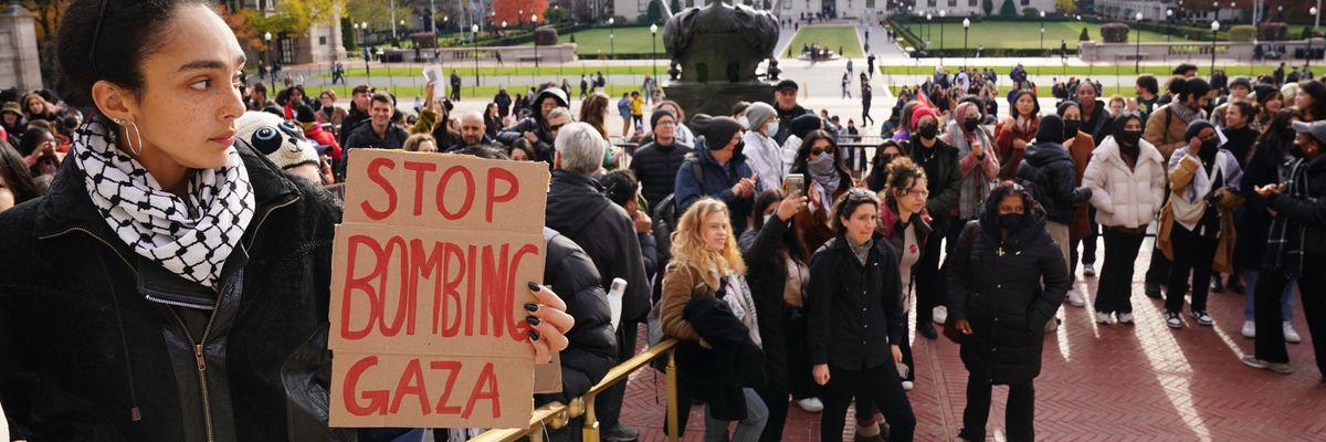 Columbia Gaza protest