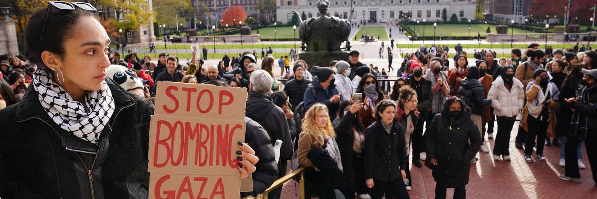 Columbia Gaza protest