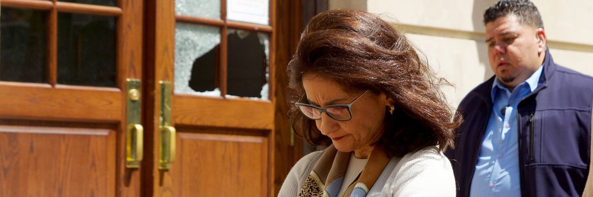 Columbia University President Minouche Shafik
