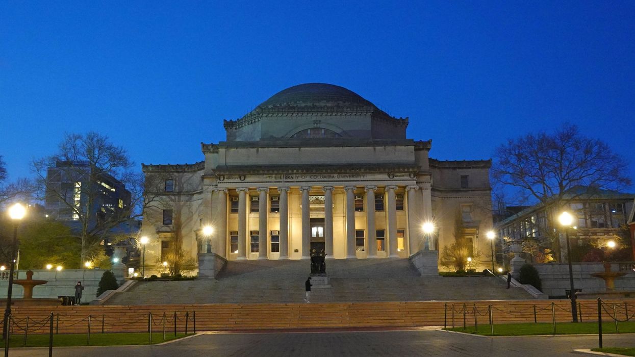 Columbia University's Low library building