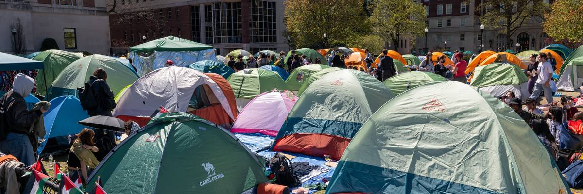 Columbia University's protest encampment