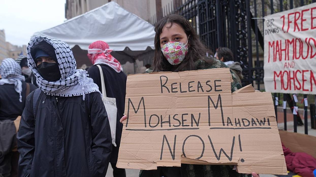 Columbia University students protest ICE and the university in New York