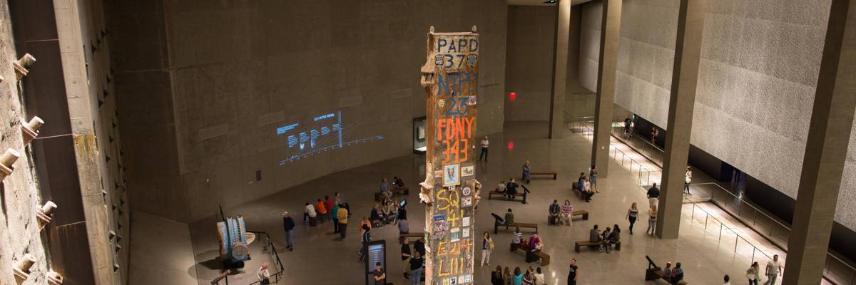 Column from WTC site in 9/11 museum