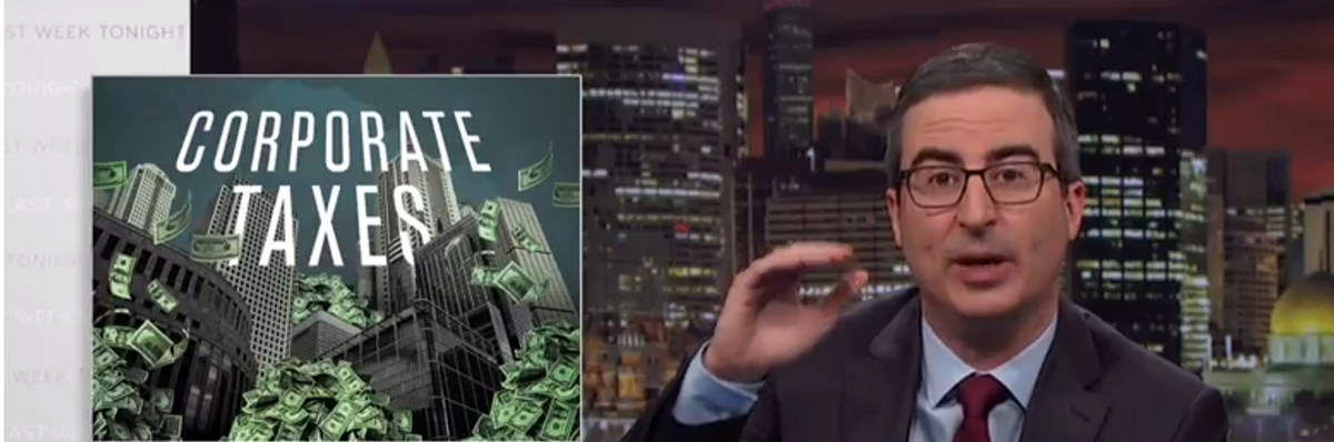 Ahead of Tax Day, John Oliver Details 'Long and Infuriatingly Proud History' of Corporate Tax-Dodging