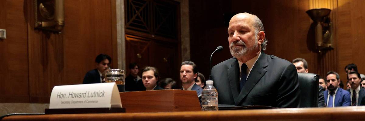 Commerce Secretary Howard Lutnick Testifies During Senate Hearing