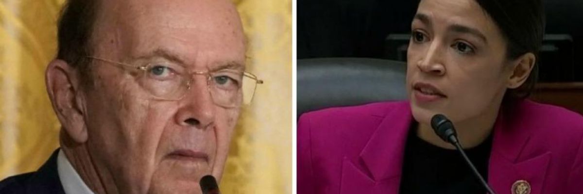 Ocasio-Cortez Demands to Know Why Wilbur Ross is 'Violating the Law' to Include Citizenship Question on Census