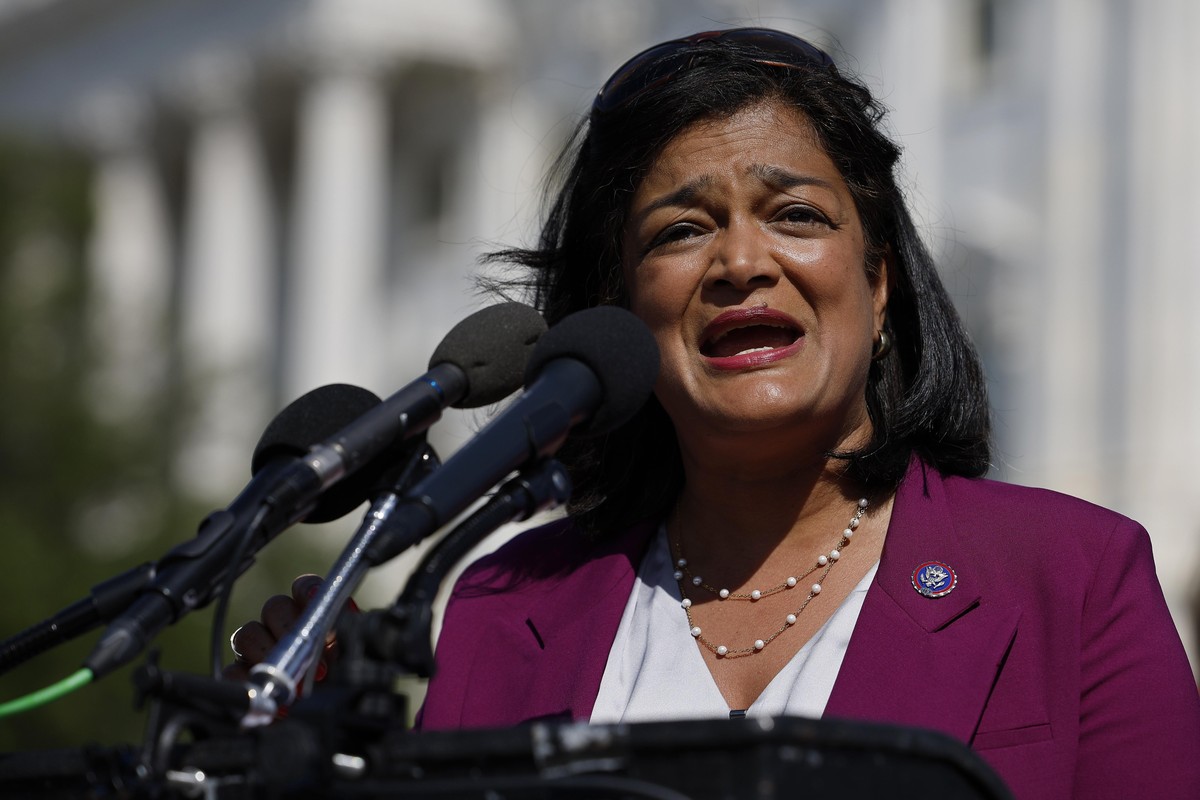 Congresswoman Pramila Jayapal on Capitol Hill.