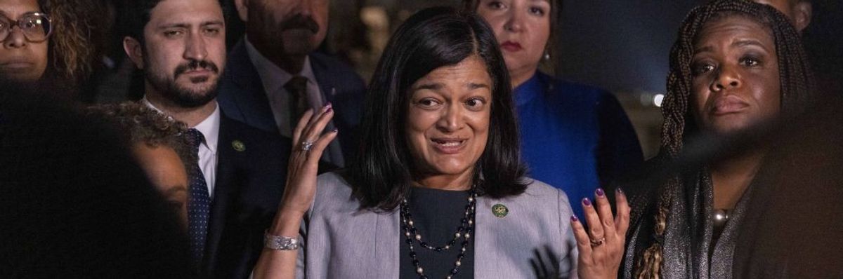 Congresswoman Pramila Jayapal.