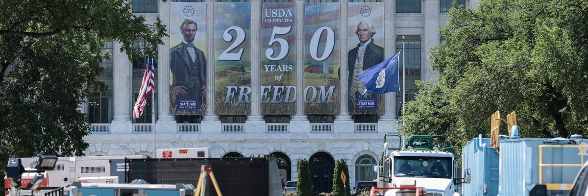 Construction Continues Around D.C. As The Nation's Capital Prepares For America's 250th Events