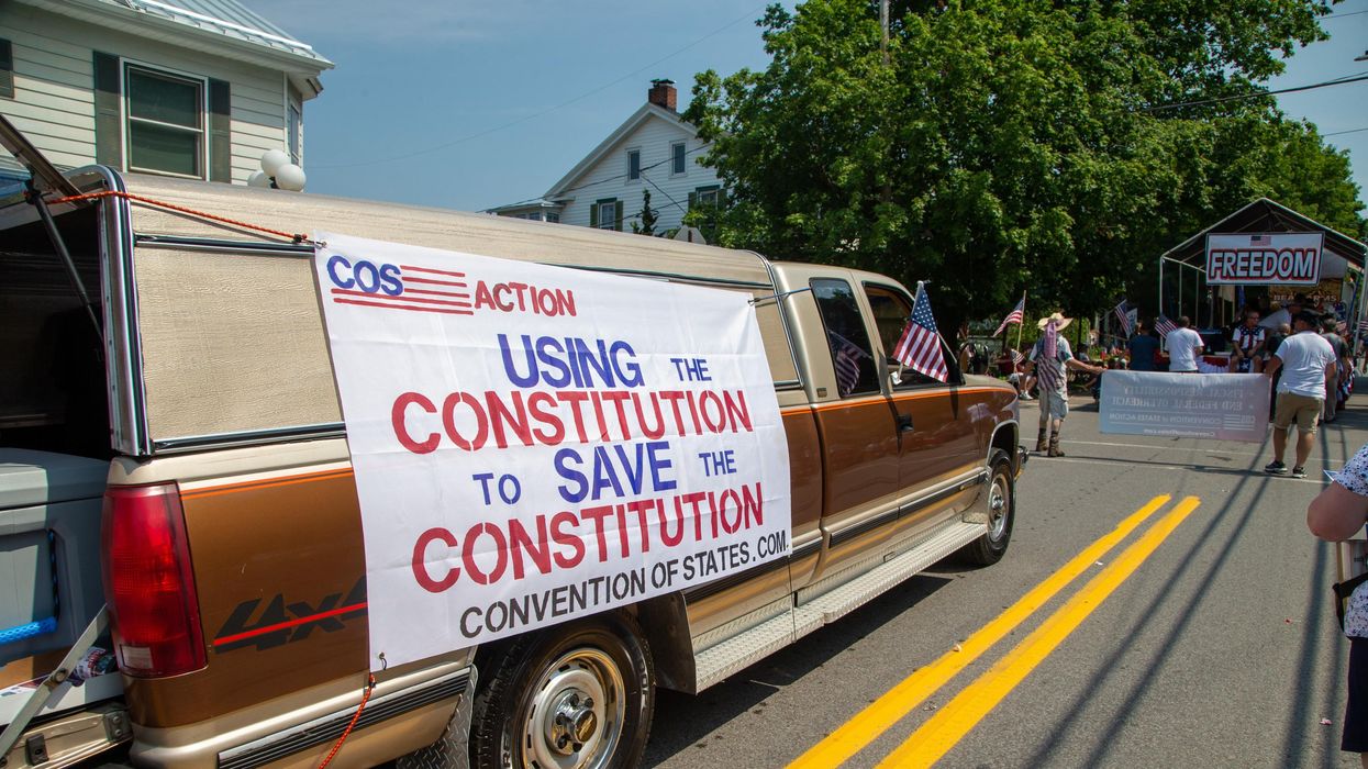 Convention of States Action van at parade