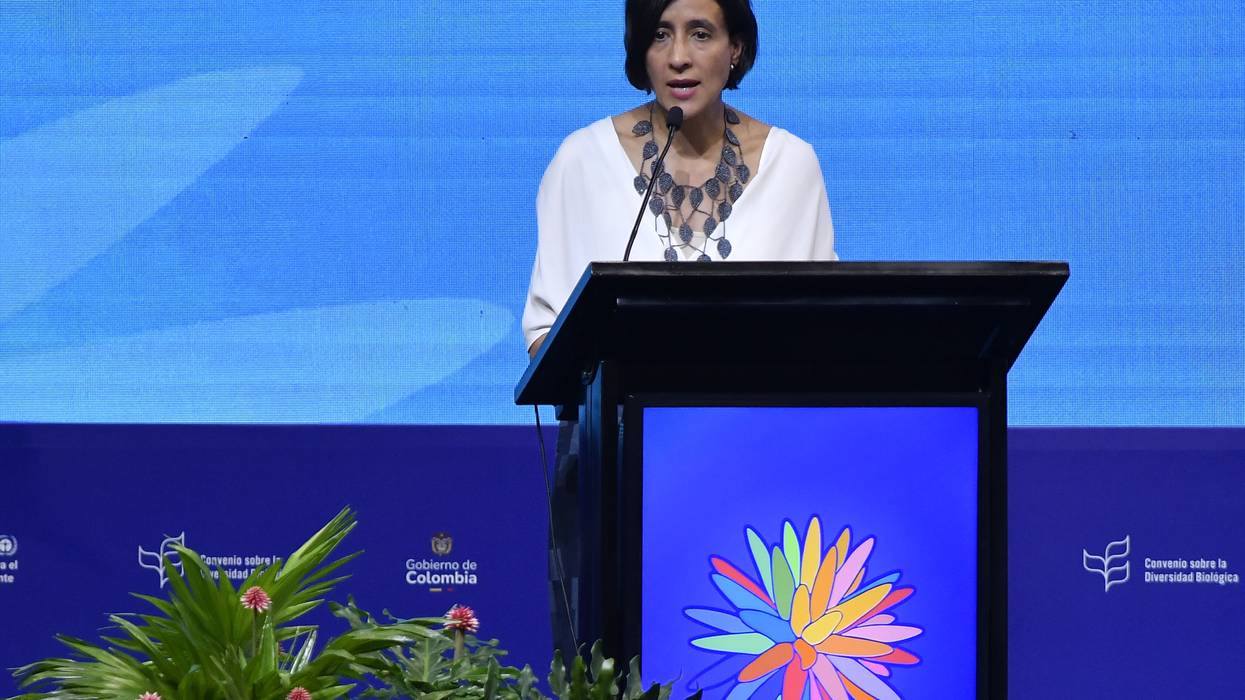 COP16 President and Minister of Environment Susana Muhamad of Colombia