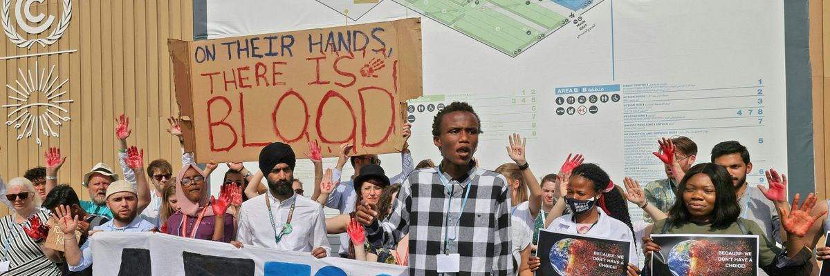 COP27 protest 