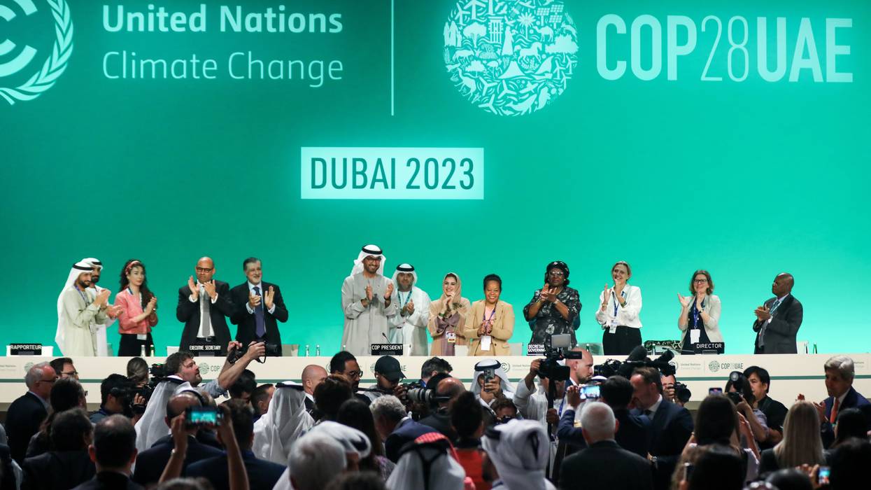 COP28 delegates applaud