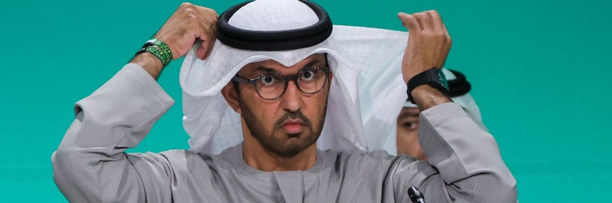 COP28 president Sultan Ahmed Al Jaber