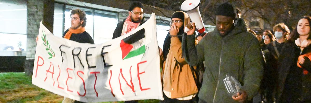 Cornell students march against Israel's annihilation of Gaza