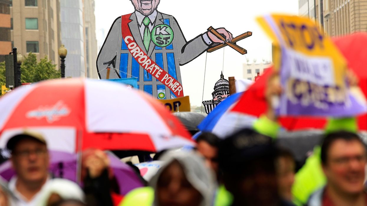 Corporate Power as a puppet-master