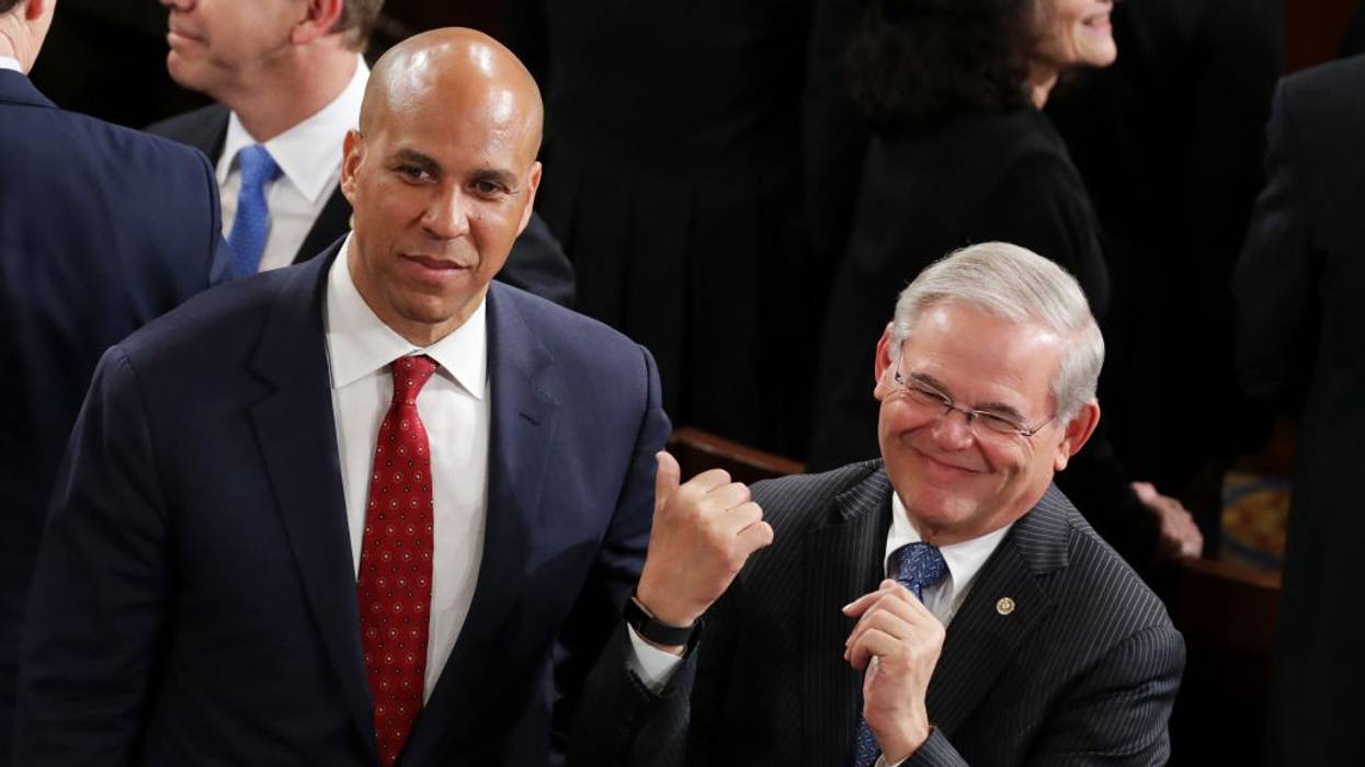 Cory Booker and Bob Menendez