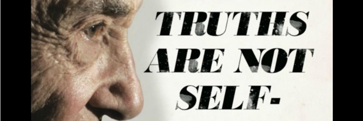 Cover detail of the new e-book, Some Truths Are Not Self-Evident: Howard Zinn's Essays in The Nation on Civil Rights, Vietnam and the "War on Terror." 