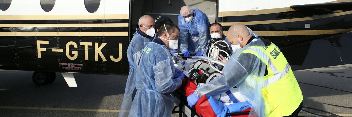 Covid-19 patient in France