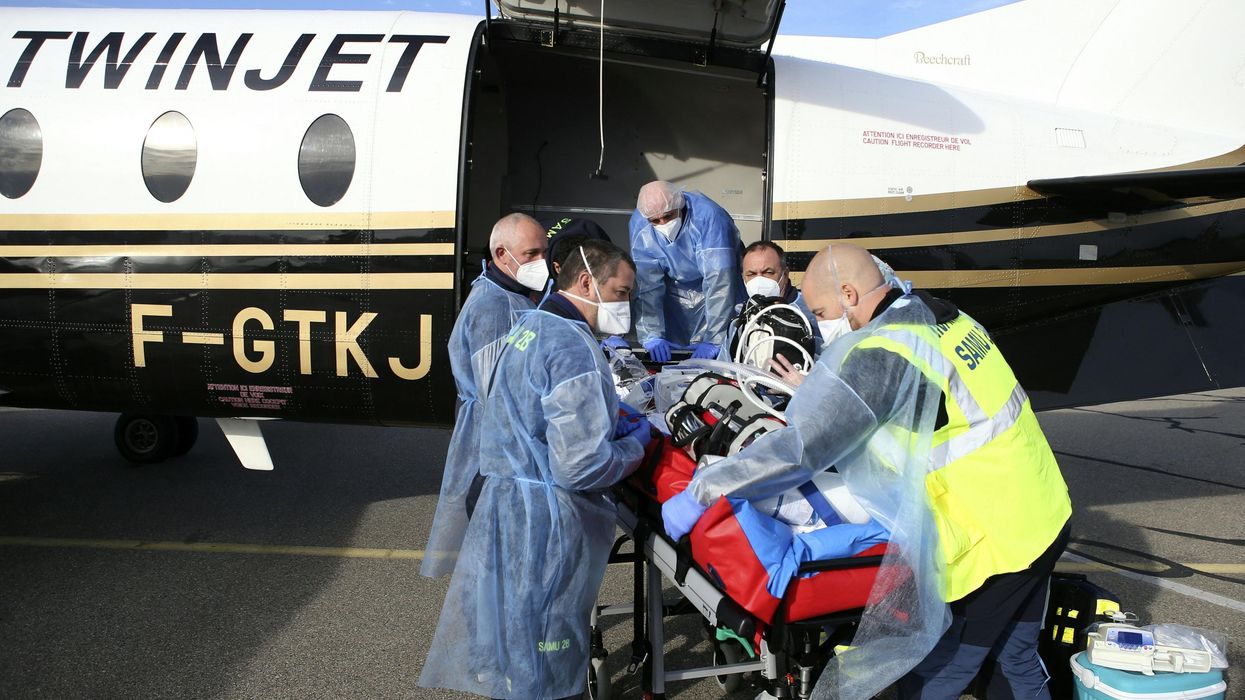 Covid-19 patient in France