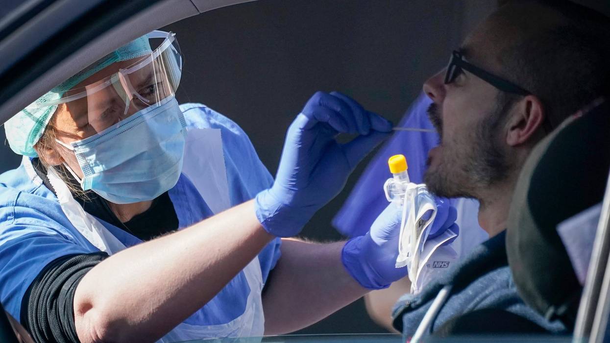 Covid-19 test in England