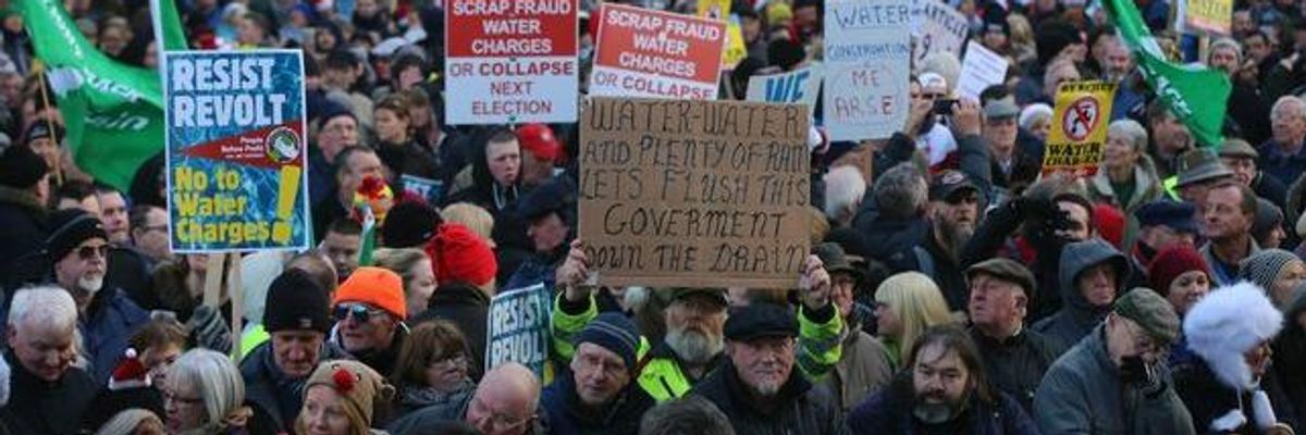 'We Won't Pay': Tens of Thousands Protest Water Privatization in Ireland