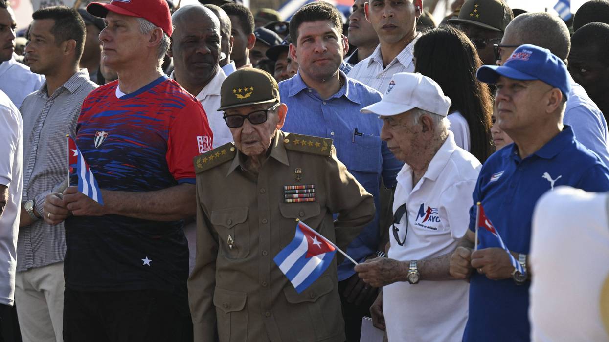CUBA-POLITICS-SOCIAL-LABOUR-MAY DAY-DEMO