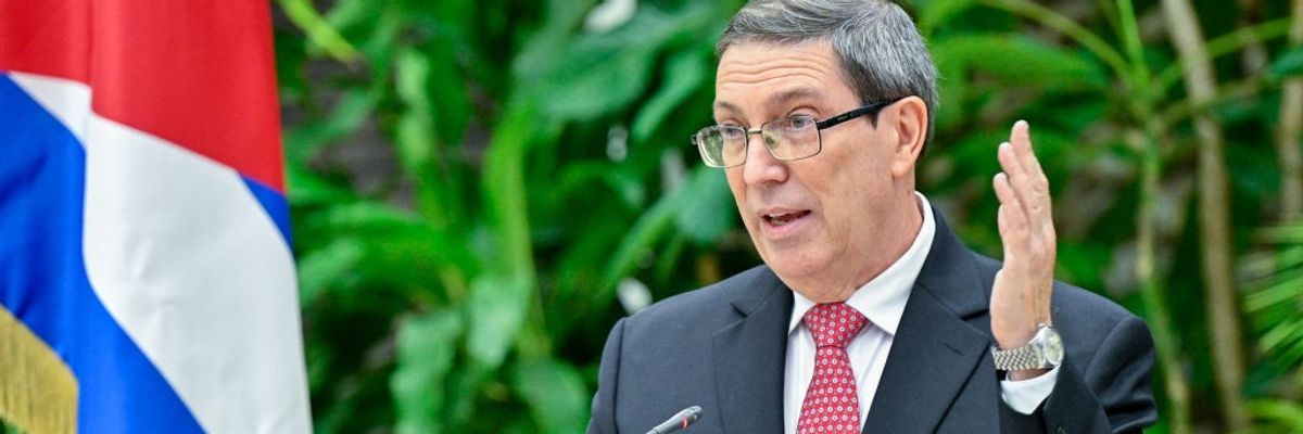 Cuban Foreign Minister Bruno Rodríguez