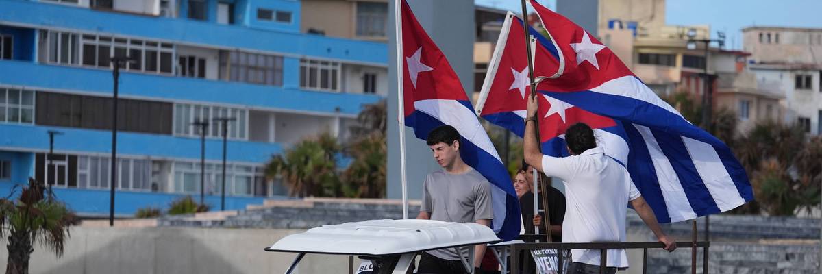 Cubans march in Havana on bikes amid shortages and U.S. embargo pressure