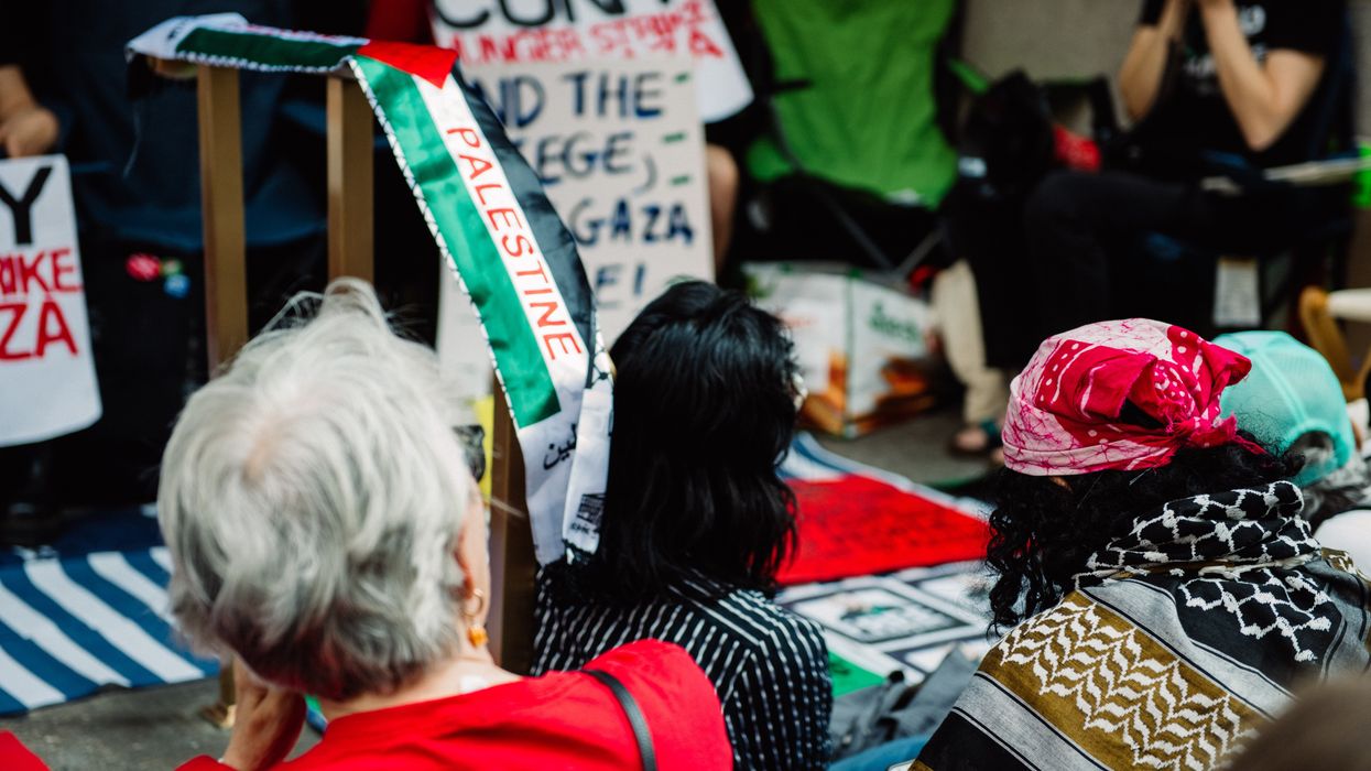 CUNY Gaza hunger strike.