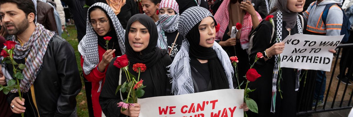 D.C. protest against Israel bombing Gaza