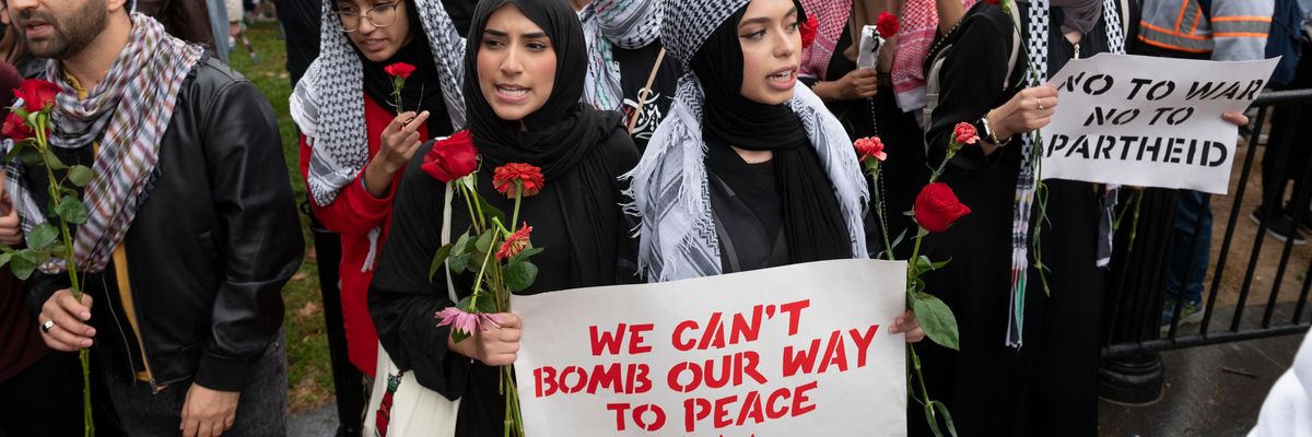 D.C. protest against Israel bombing Gaza