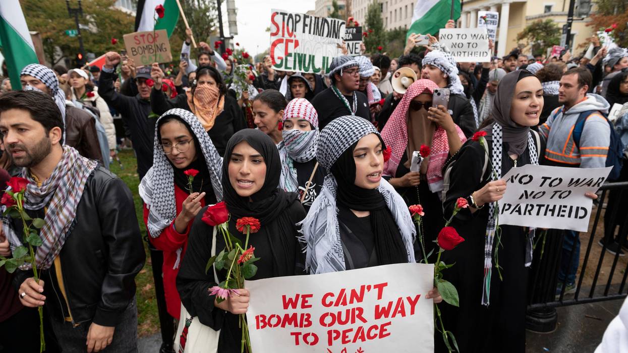 D.C. protest against Israel bombing Gaza