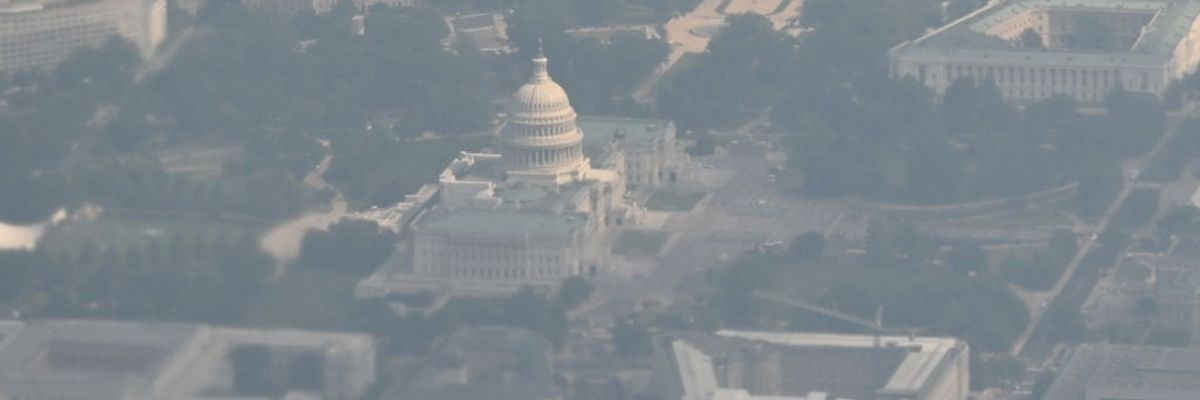 D.C. with wildfire smoke.