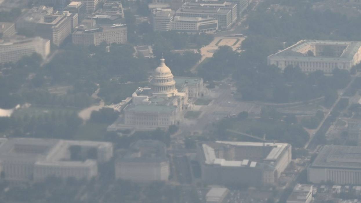 D.C. with wildfire smoke.