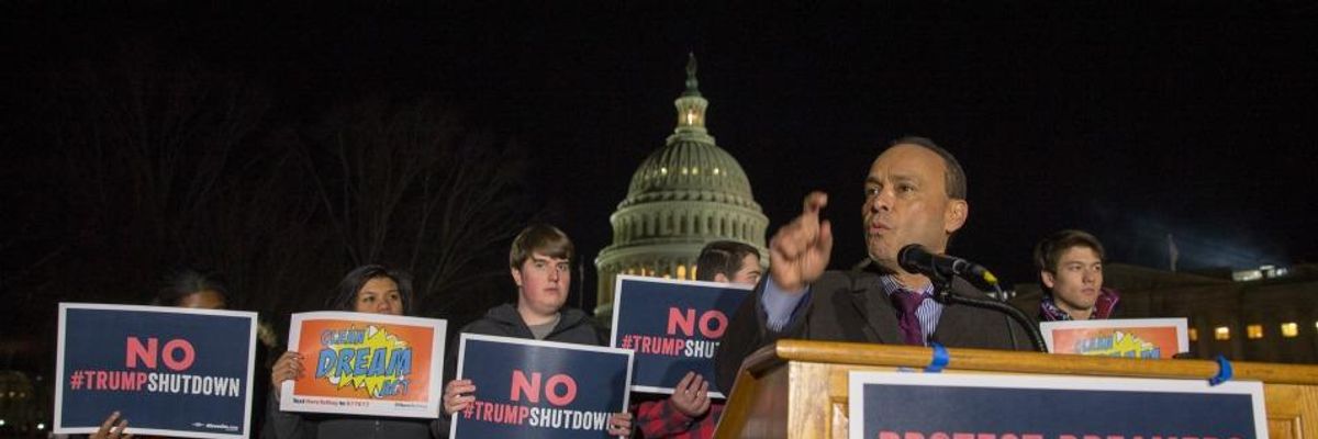 DACA Supporters Denounce GOP's 'Racist Agenda' As #TrumpShutdown Takes Hold