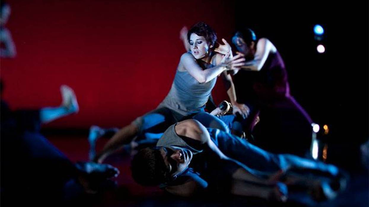 Dancers perform "Into Sunlight"