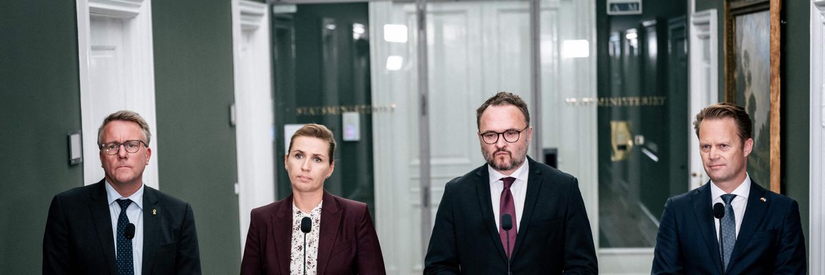 Danish officials speak to the press about the Nord Stream pipeline leaks