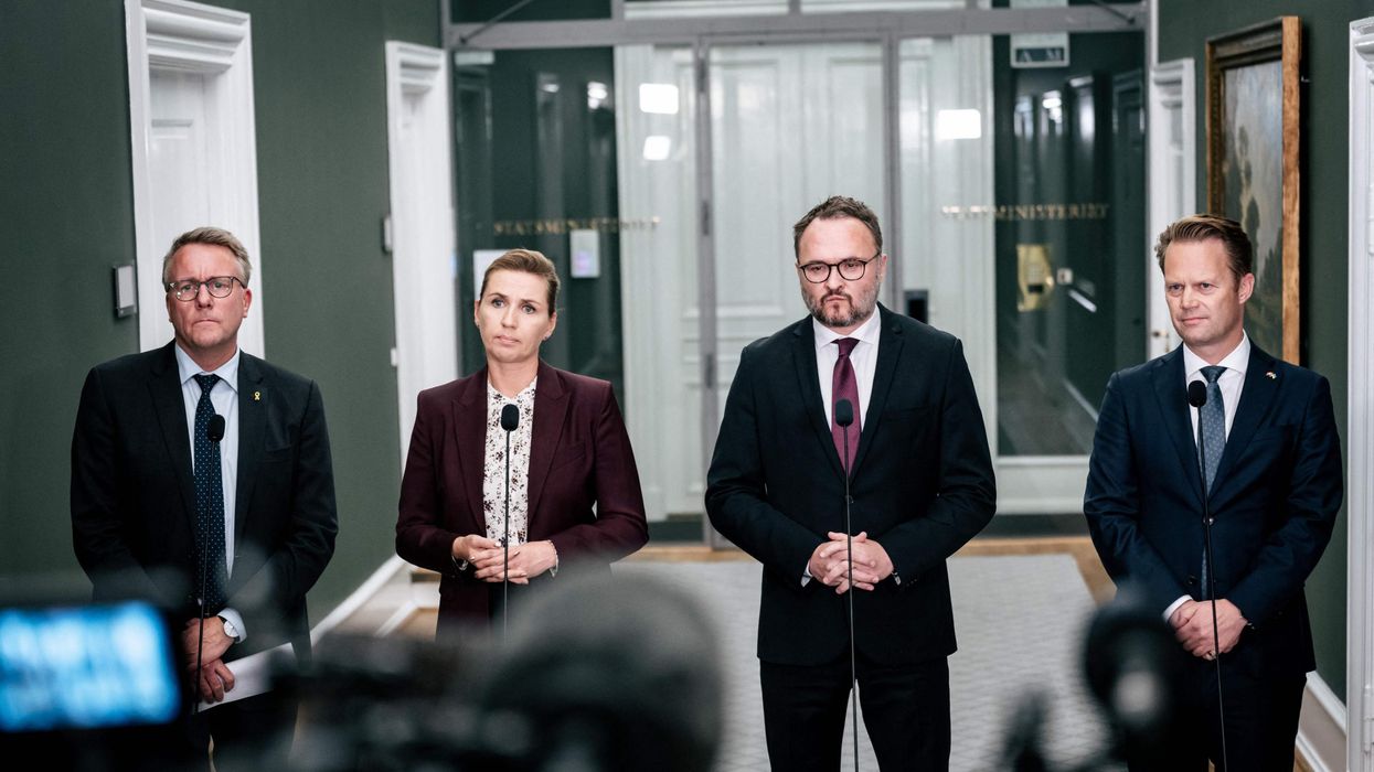 Danish officials speak to the press about the Nord Stream pipeline leaks