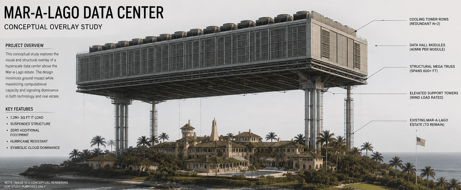 Data Center Over Mar-A-Lago