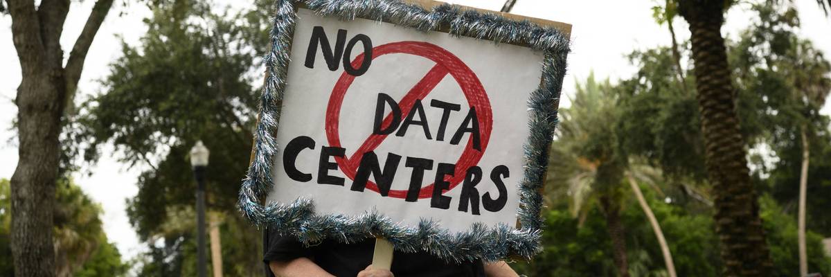 data center protest