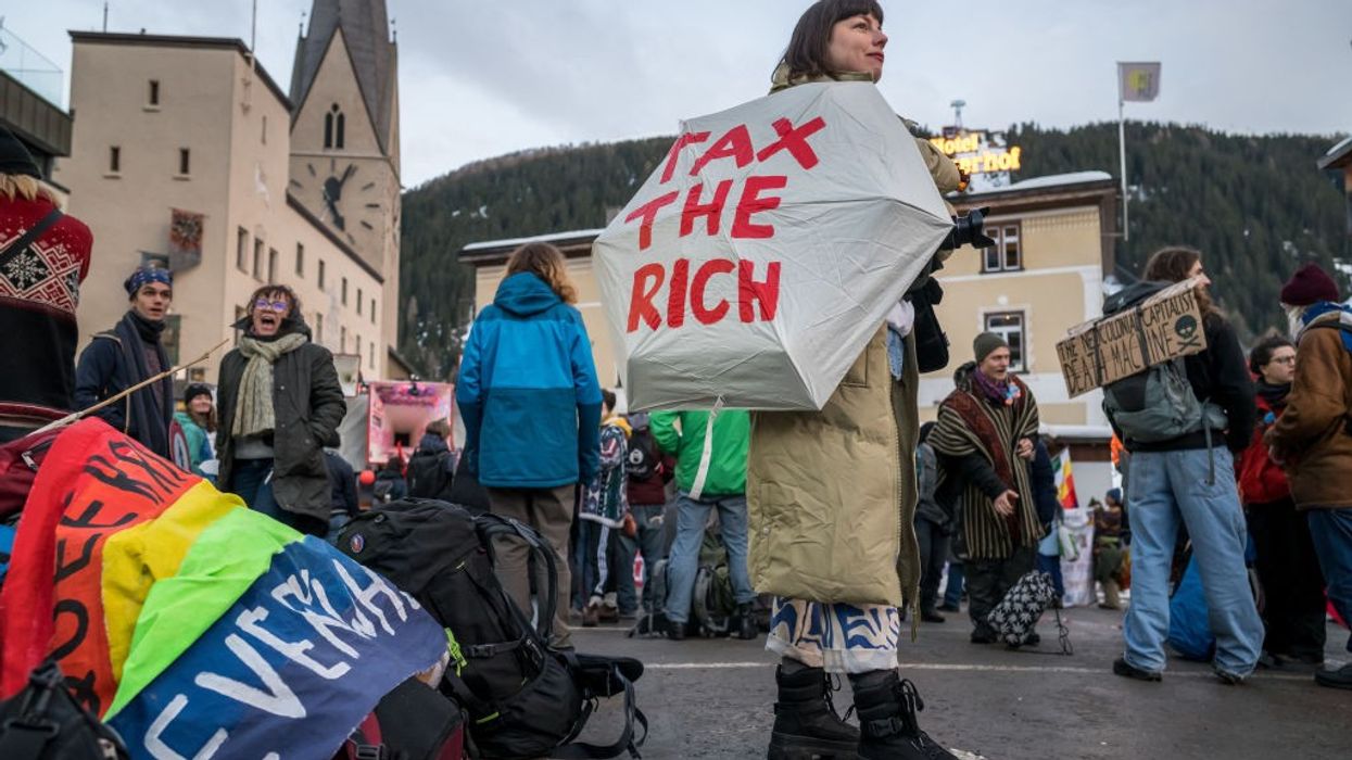 Davos protest