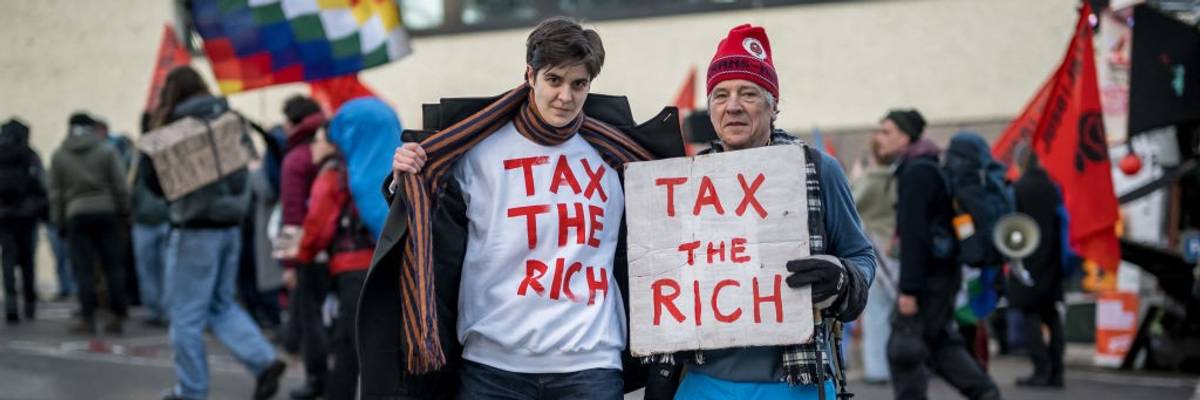 Davos protest