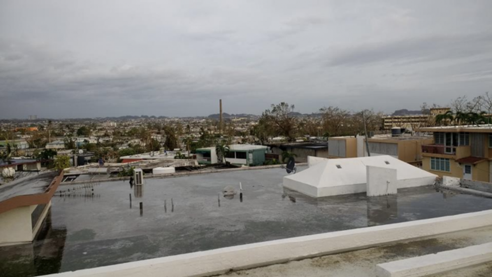 Day After Hurricane Maria. Taken in Bayamon, Puerto Rico