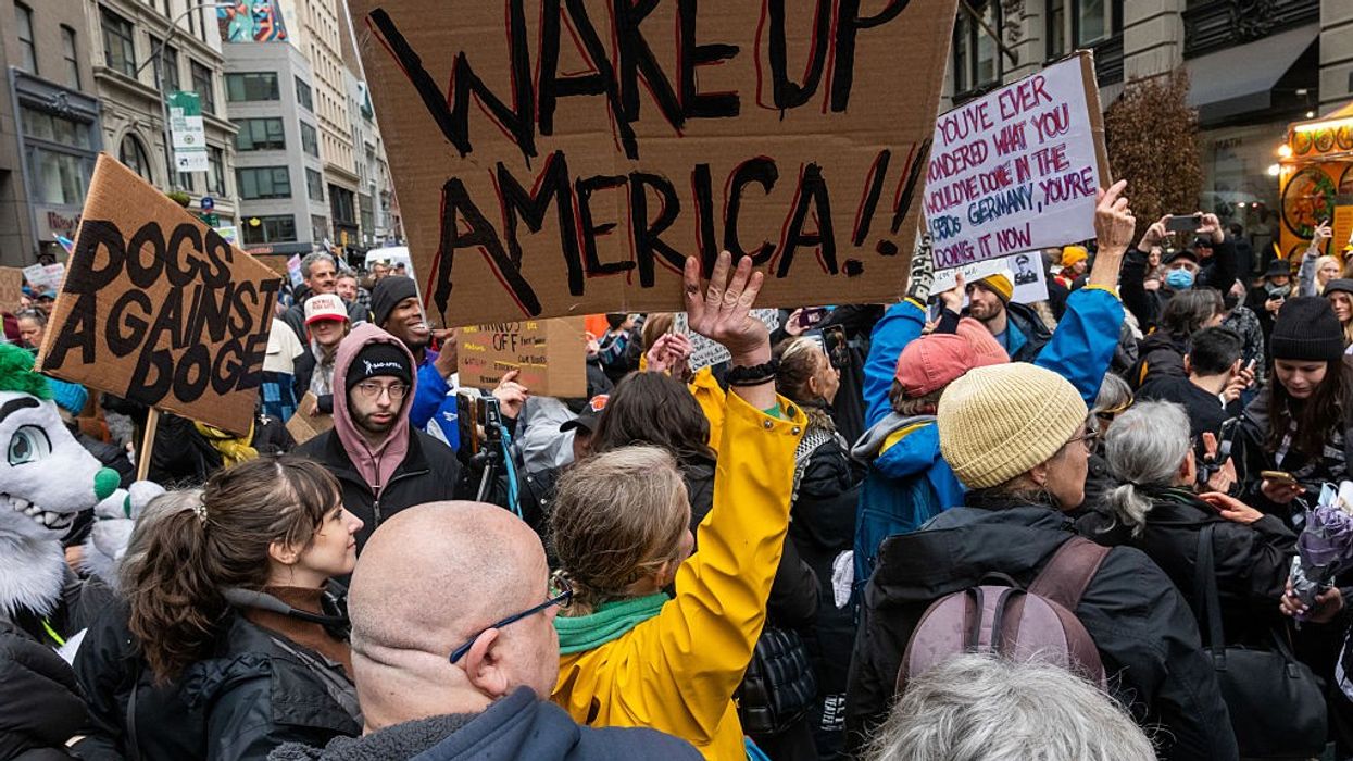 Day Of Action Protests Across The Country Criticize Trump And DOGE Policies