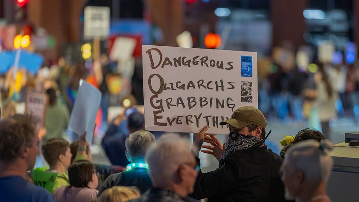 Day Of Action Protests Across The Country Criticize Trump And DOGE Policies