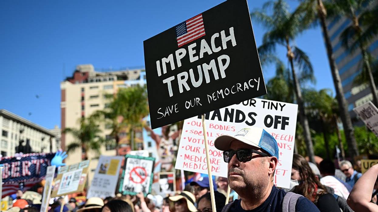 Day Of Action Protests Across The Country Criticize Trump And DOGE Policies