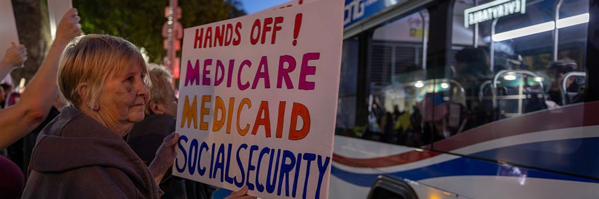 Day Of Action Protests Across The Country Criticize Trump And DOGE Policies