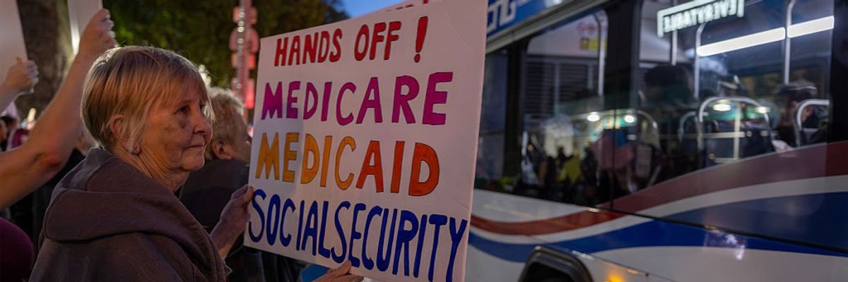 Day Of Action Protests Across The Country Criticize Trump And DOGE Policies